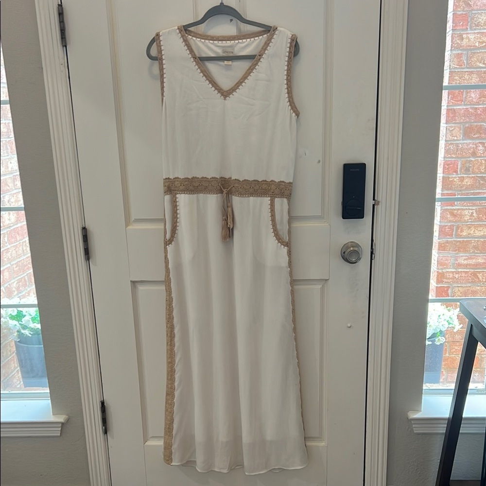 EUC Chico's Grecian Goddess dress. Size 1.5 - Picture 2 of 9